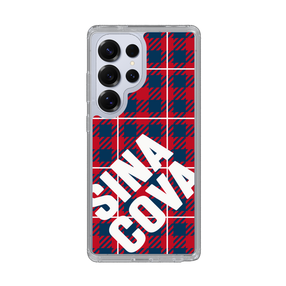 Slim Protection Case［ SINA COVA - Check - Red ］