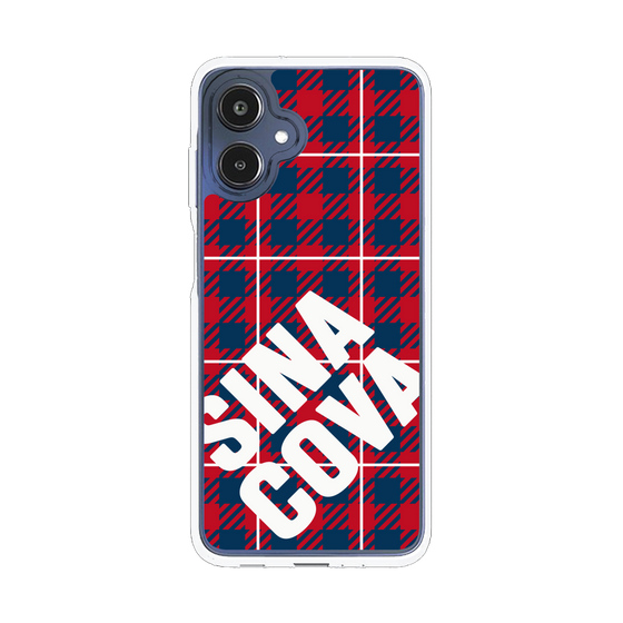 Slim Protection Case［ SINA COVA - Check - Red ］