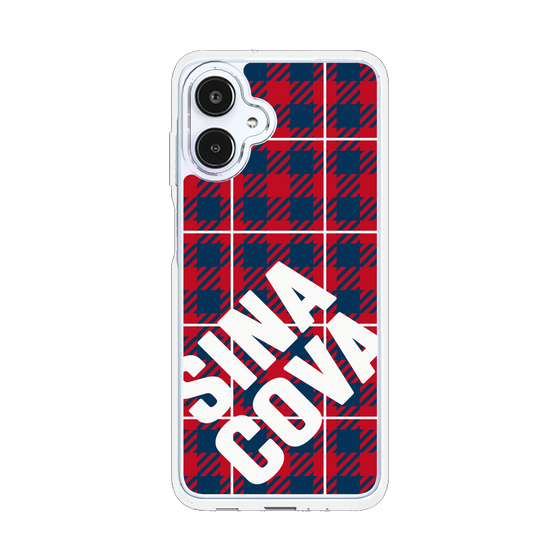 Slim Protection Case［ SINA COVA - Check - Red ］