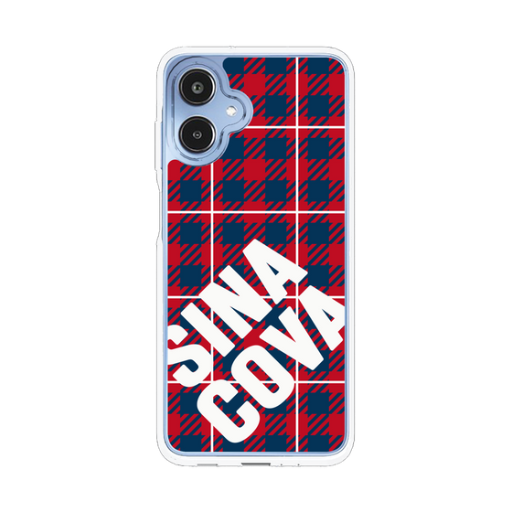 Slim Protection Case［ SINA COVA - Check - Red ］