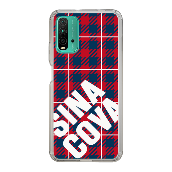 Slim Protection Case［ SINA COVA - Check - Red ］