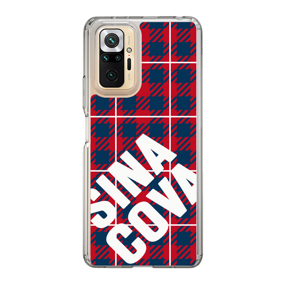 Slim Protection Case［ SINA COVA - Check - Red ］