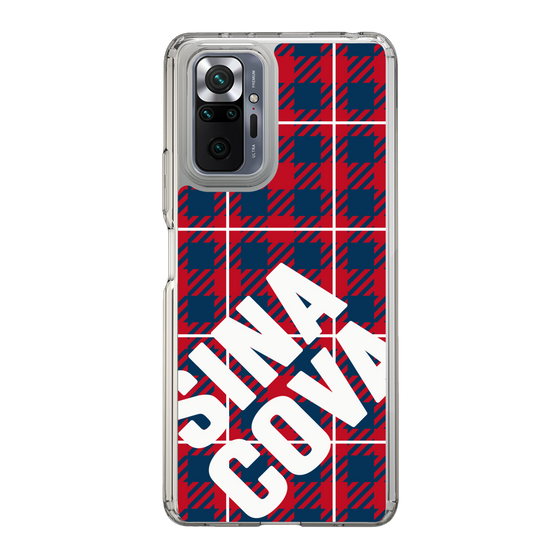 Slim Protection Case［ SINA COVA - Check - Red ］
