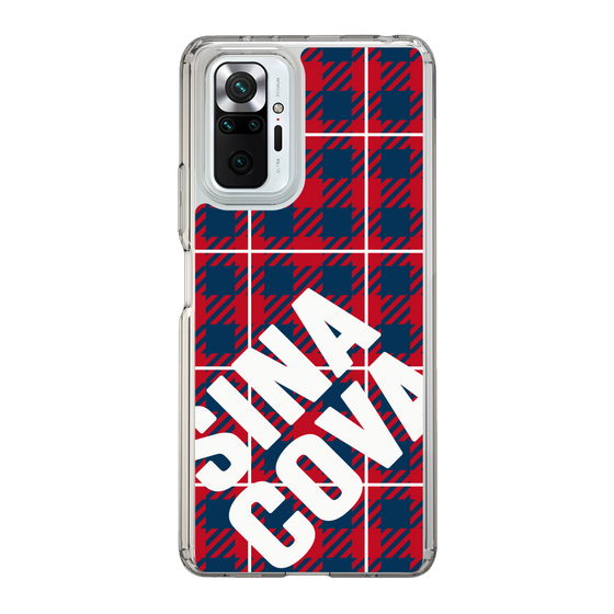 Slim Protection Case［ SINA COVA - Check - Red ］