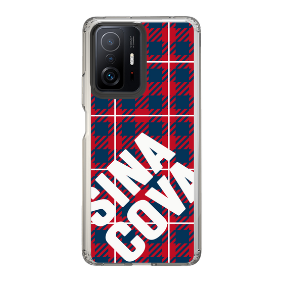 Slim Protection Case［ SINA COVA - Check - Red ］