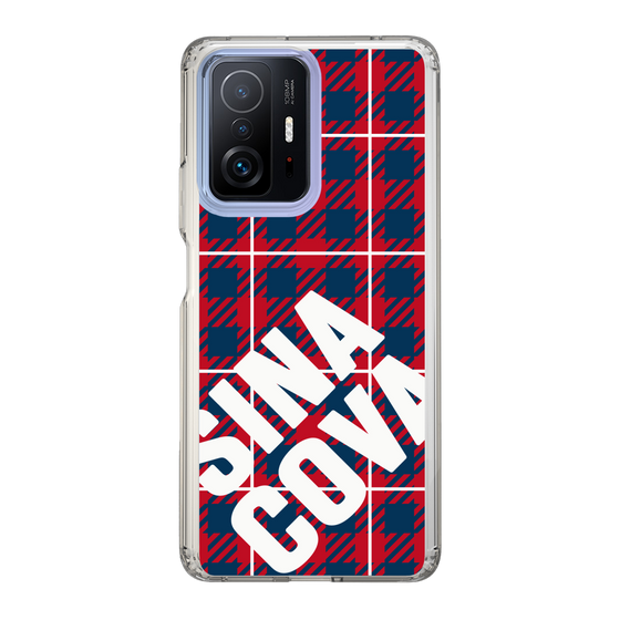 Slim Protection Case［ SINA COVA - Check - Red ］