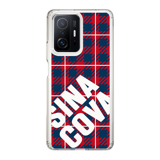 Slim Protection Case［ SINA COVA - Check - Red ］