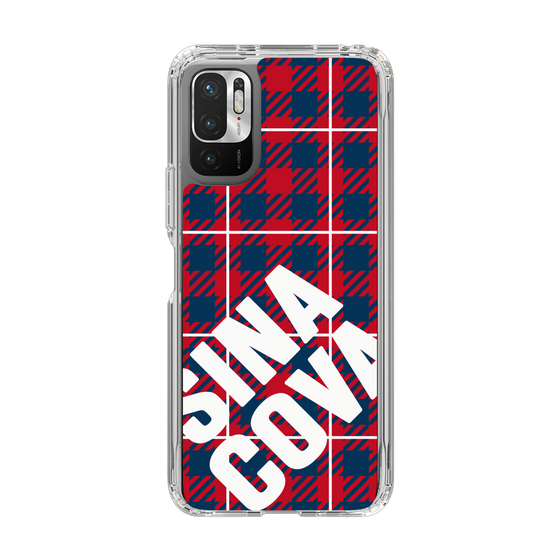 Slim Protection Case［ SINA COVA - Check - Red ］