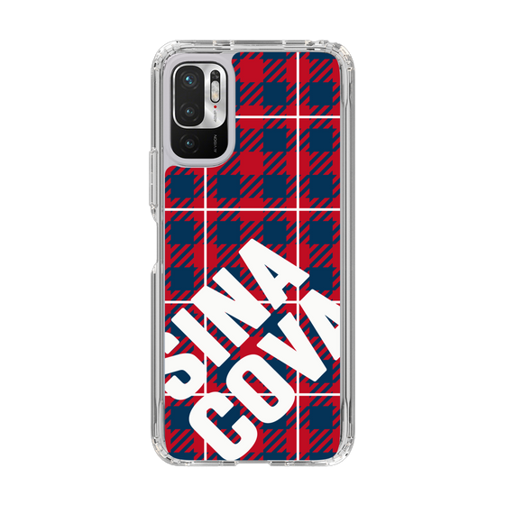 Slim Protection Case［ SINA COVA - Check - Red ］