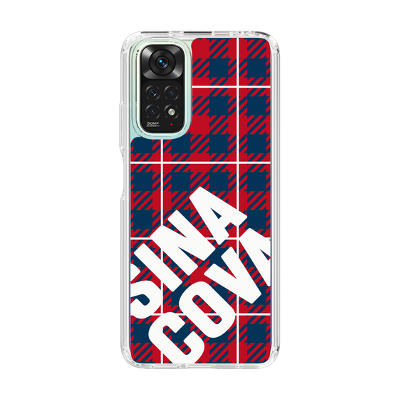 Slim Protection Case［ SINA COVA - Check - Red ］