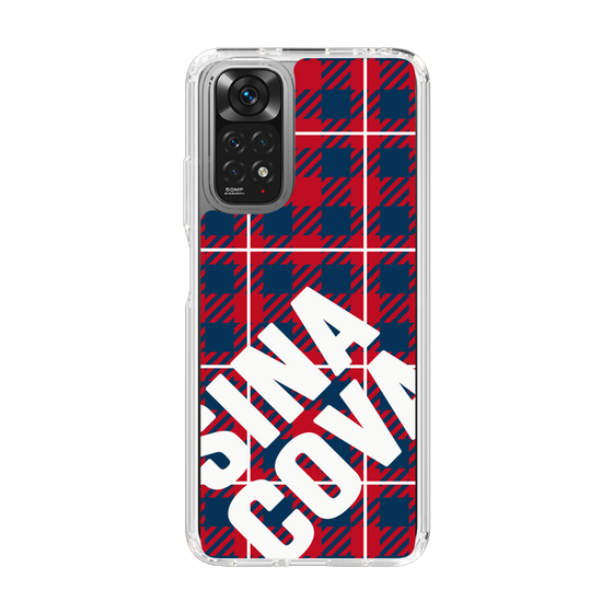 Slim Protection Case［ SINA COVA - Check - Red ］