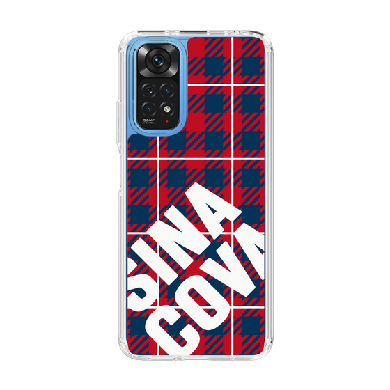 Slim Protection Case［ SINA COVA - Check - Red ］