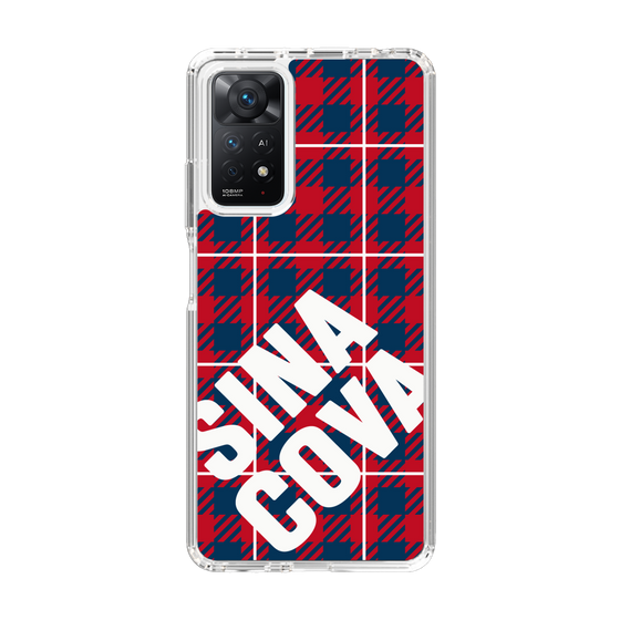 Slim Protection Case［ SINA COVA - Check - Red ］