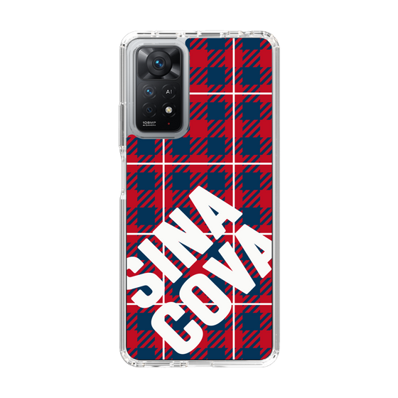 Slim Protection Case［ SINA COVA - Check - Red ］