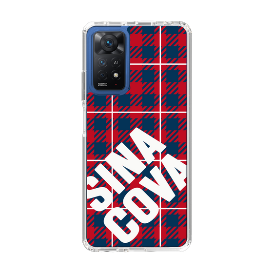 Slim Protection Case［ SINA COVA - Check - Red ］