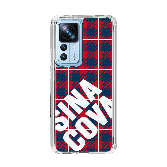 Slim Protection Case［ SINA COVA - Check - Red ］