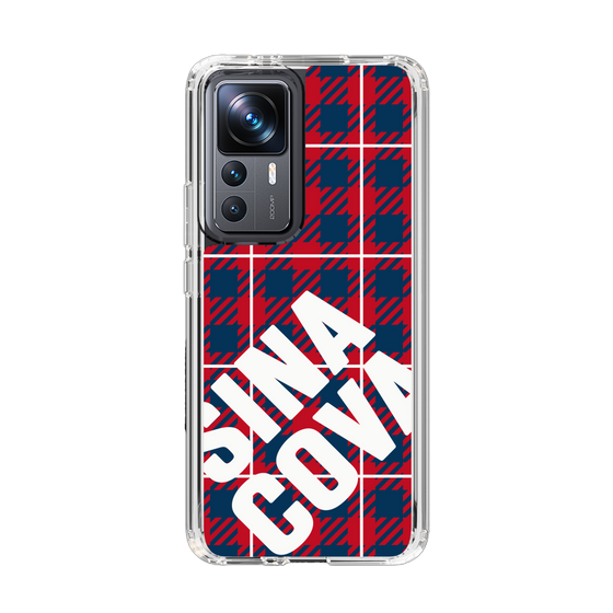 Slim Protection Case［ SINA COVA - Check - Red ］