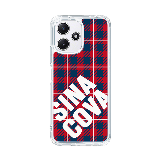 Slim Protection Case［ SINA COVA - Check - Red ］