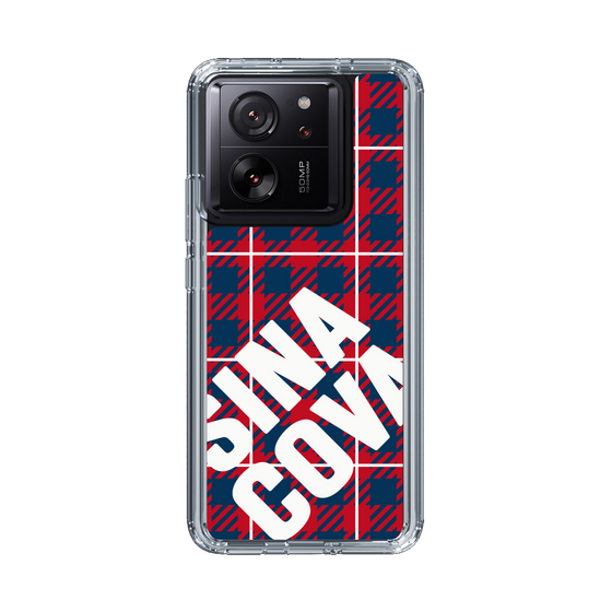 Slim Protection Case［ SINA COVA - Check - Red ］