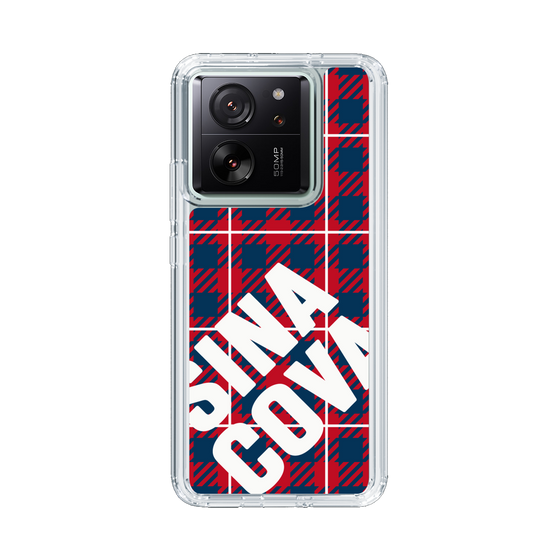 Slim Protection Case［ SINA COVA - Check - Red ］