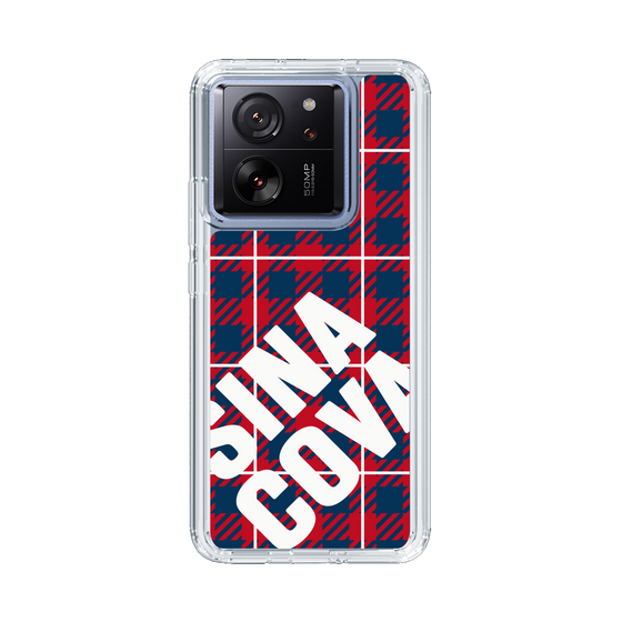 Slim Protection Case［ SINA COVA - Check - Red ］