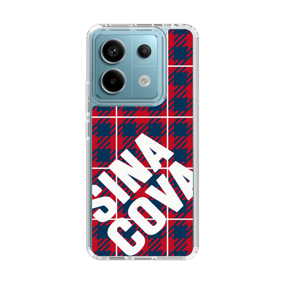 Slim Protection Case［ SINA COVA - Check - Red ］