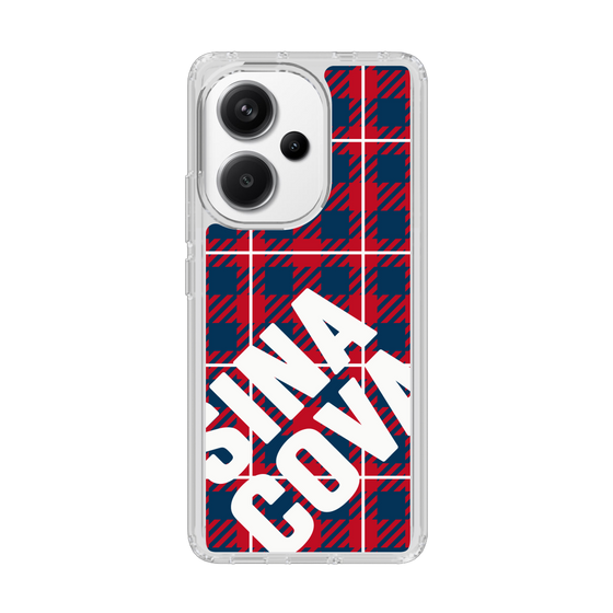 Slim Protection Case［ SINA COVA - Check - Red ］