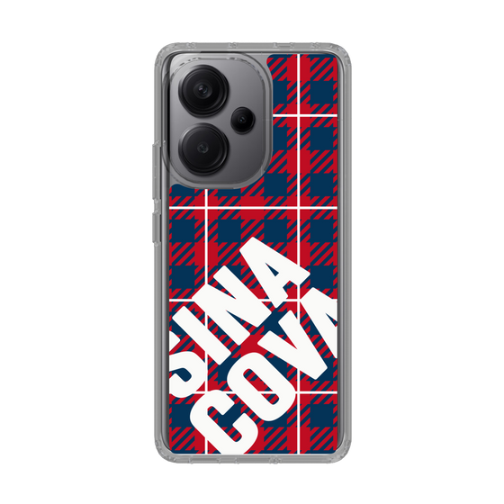 Slim Protection Case［ SINA COVA - Check - Red ］