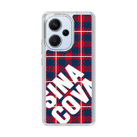 Slim Protection Case［ SINA COVA - Check - Red ］