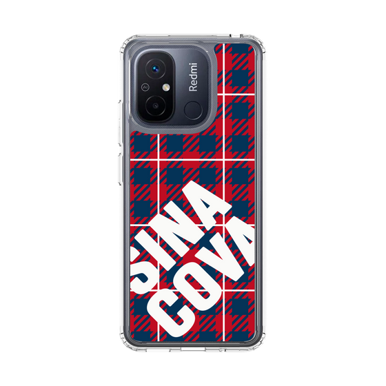 Slim Protection Case［ SINA COVA - Check - Red ］