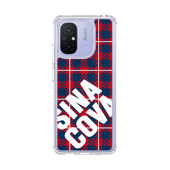 Slim Protection Case［ SINA COVA - Check - Red ］