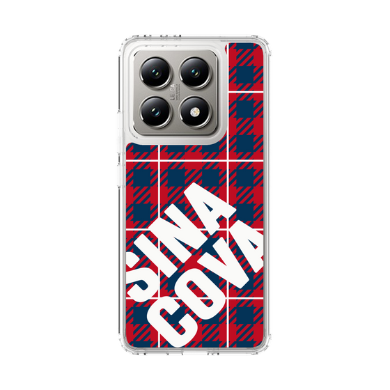 Slim Protection Case［ SINA COVA - Check - Red ］