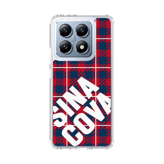 Slim Protection Case［ SINA COVA - Check - Red ］