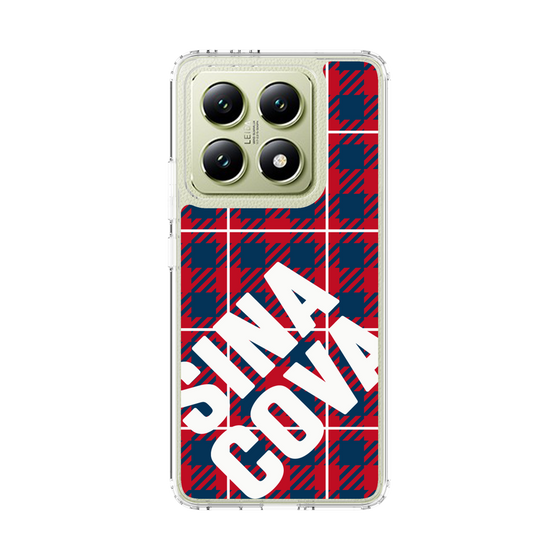 Slim Protection Case［ SINA COVA - Check - Red ］