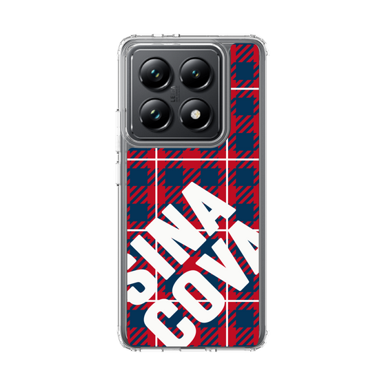 Slim Protection Case［ SINA COVA - Check - Red ］