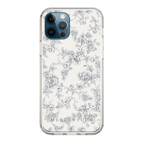 Slim Protection Case［ MERCURYDUO - ToneFlower - White ］