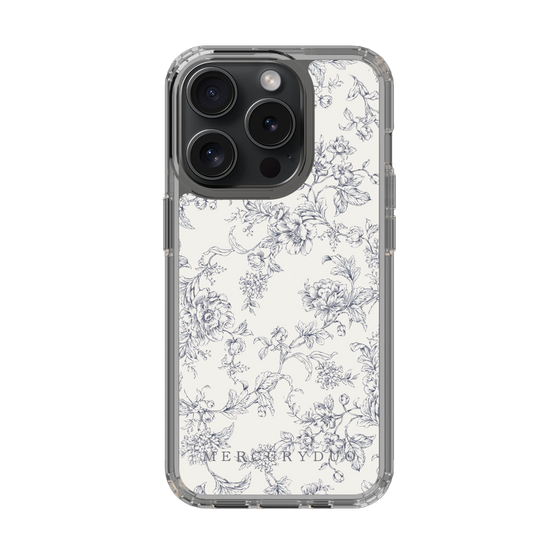Slim Protection Case［ MERCURYDUO - ToneFlower - White ］
