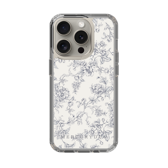 Slim Protection Case［ MERCURYDUO - ToneFlower - White ］
