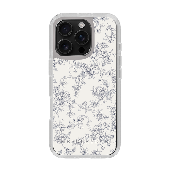 Slim Protection Case［ MERCURYDUO - ToneFlower - White ］
