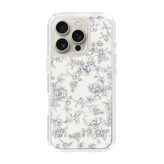 Slim Protection Case［ MERCURYDUO - ToneFlower - White ］