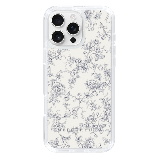 Slim Protection Case［ MERCURYDUO - ToneFlower - White ］
