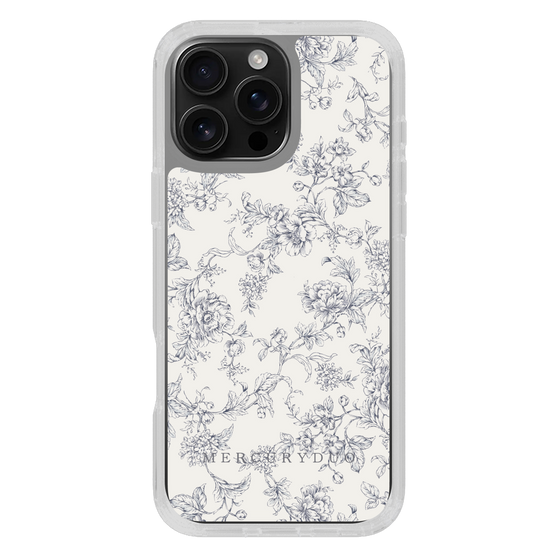 Slim Protection Case［ MERCURYDUO - ToneFlower - White ］