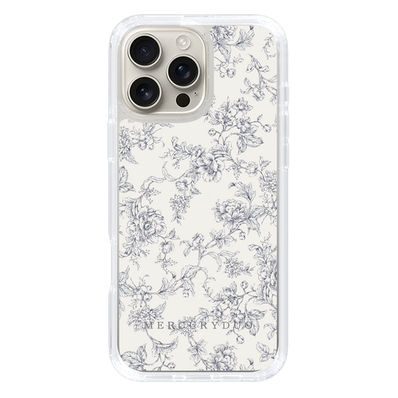 Slim Protection Case［ MERCURYDUO - ToneFlower - White ］