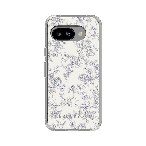 Slim Protection Case［ MERCURYDUO - BotanicalFlower - Beige ］