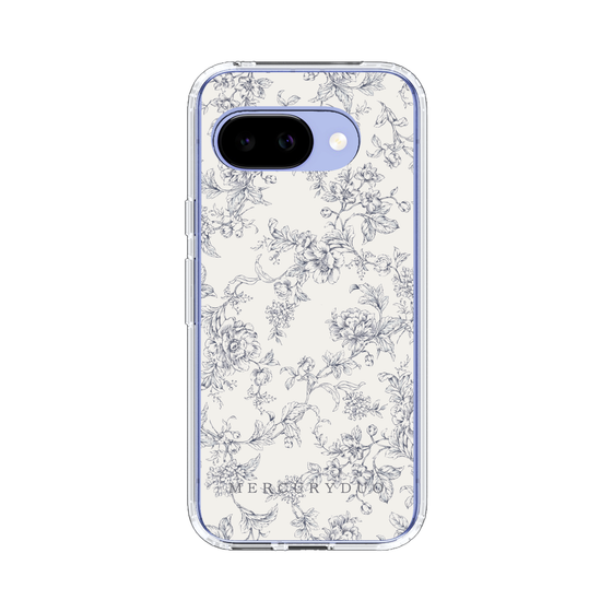 Slim Protection Case［ MERCURYDUO - BotanicalFlower - Beige ］