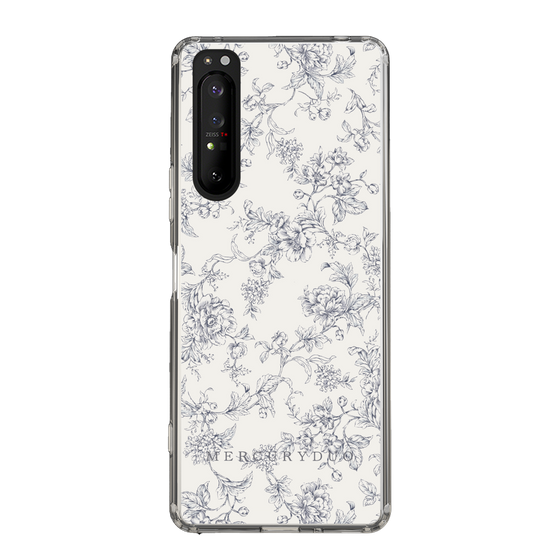 Slim Protection Case［ MERCURYDUO - ToneFlower - White ］