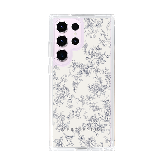 Slim Protection Case［ MERCURYDUO - ToneFlower - White ］