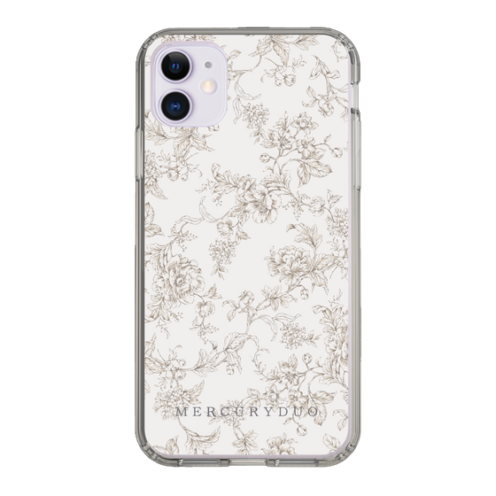 Slim Protection Case［ MERCURYDUO - ToneFlower - Beige ］