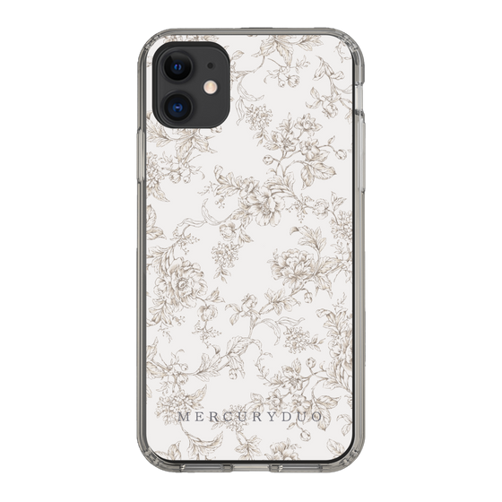 Slim Protection Case［ MERCURYDUO - ToneFlower - Beige ］