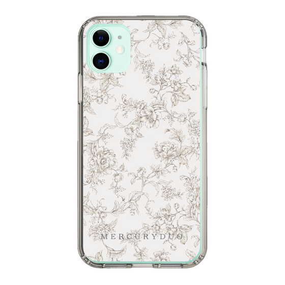 Slim Protection Case［ MERCURYDUO - ToneFlower - Beige ］